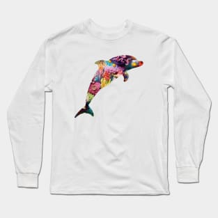 Coral Reef Dolphin Long Sleeve T-Shirt